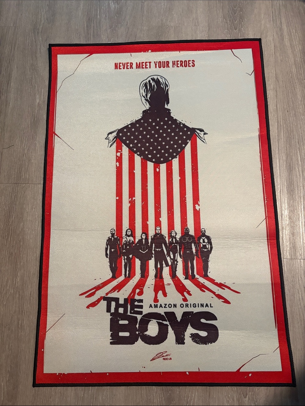 The Boys Never Meet Your Heroes Area Rug Floor Mat Fan Decor